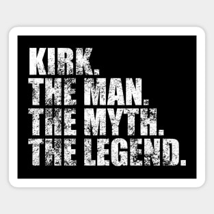 Kirk Legend Kirk Family name Kirk last Name Kirk Surname Kirk Family Reunion Magnet